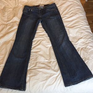 Bootcut refuge jeans.
